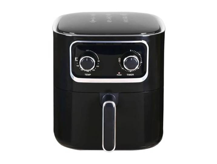 AJIEYMXD Grundnahrungsmittel und Familienhelfer Smart Air Fryer 3-farbige multifunktionale LED-Digitalanzeige Mini-Backofen für Zuhause 1400 W 8 l Smart-Assistent Genieße das Leben