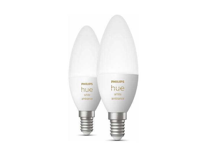 Philips Hue White Ambience Kerze E14 4 W 2 Stück