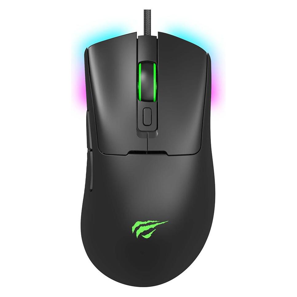 Havit MS966 RGB wired gaming mouse (black) (Kabelgebunden) (MS966-BLACK)
