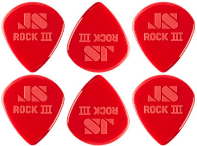 Dunlop Rock III Nylon Pick 1.38 mm Rot