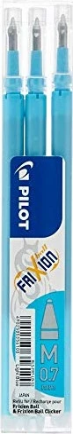 PILOT FRIXION Tintenrollerminen hellblau 0,4 mm 3 St.