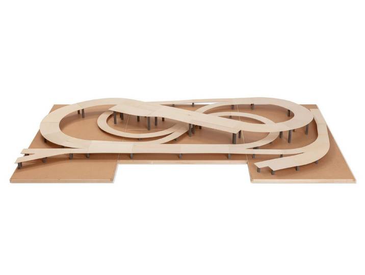 NOCH Modelleisenbahn-Spielunterlage Kompletter easy TRACK Trassenbausatz Martinstadt f