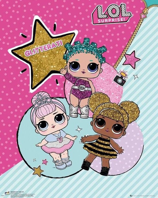 Hole in the Wall L.O.L. Surprise! Mini Poster-Glitterati (Diversen) Nieuw