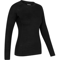 GripGrab, Damen, Funktionsshirt, Merino Blend Thermal L/S Damen Unterhemd (S), Schwarz