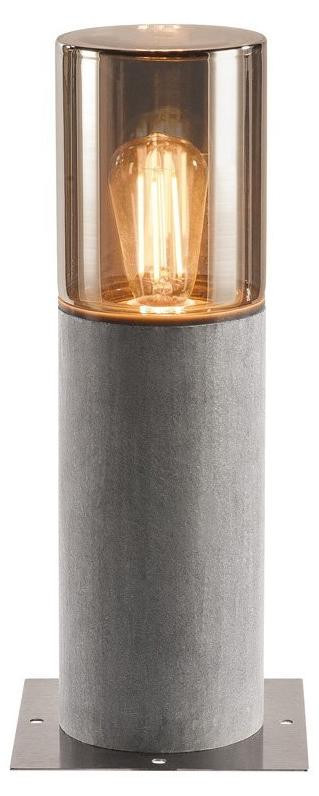 SLV LISENNE POLE 40 staande tuinarmatuur grijs met E27 fitting en IP54 bescherming