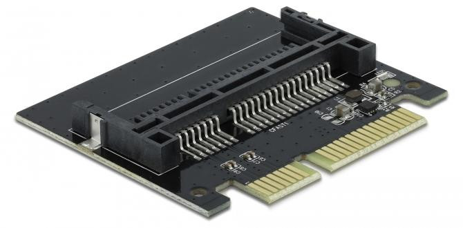 Delock SATA 22-polige connector naar CFast-slot