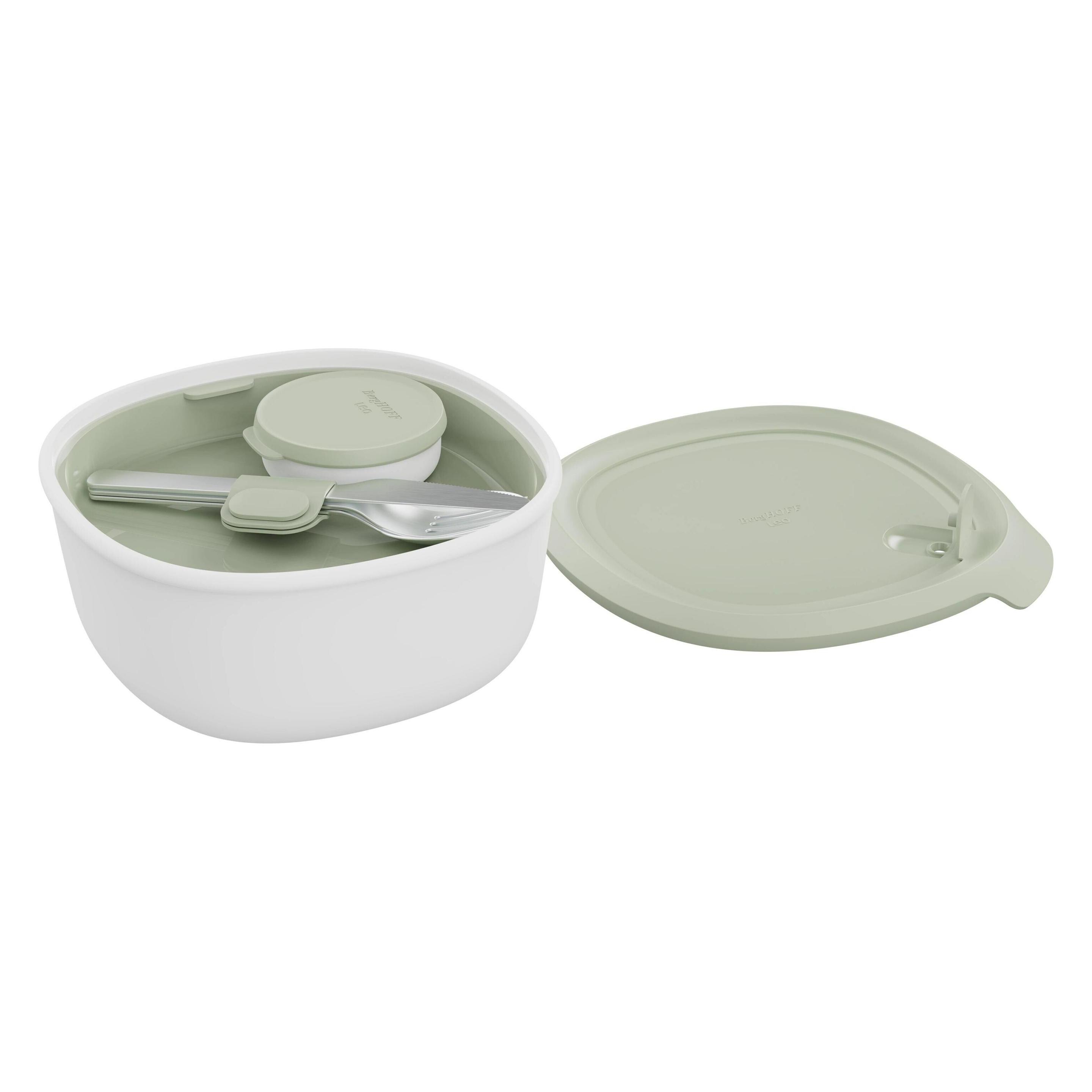 BergHoff Lunchbox / Besteckset Leo Studio Sage, Materialtyp (3950702)