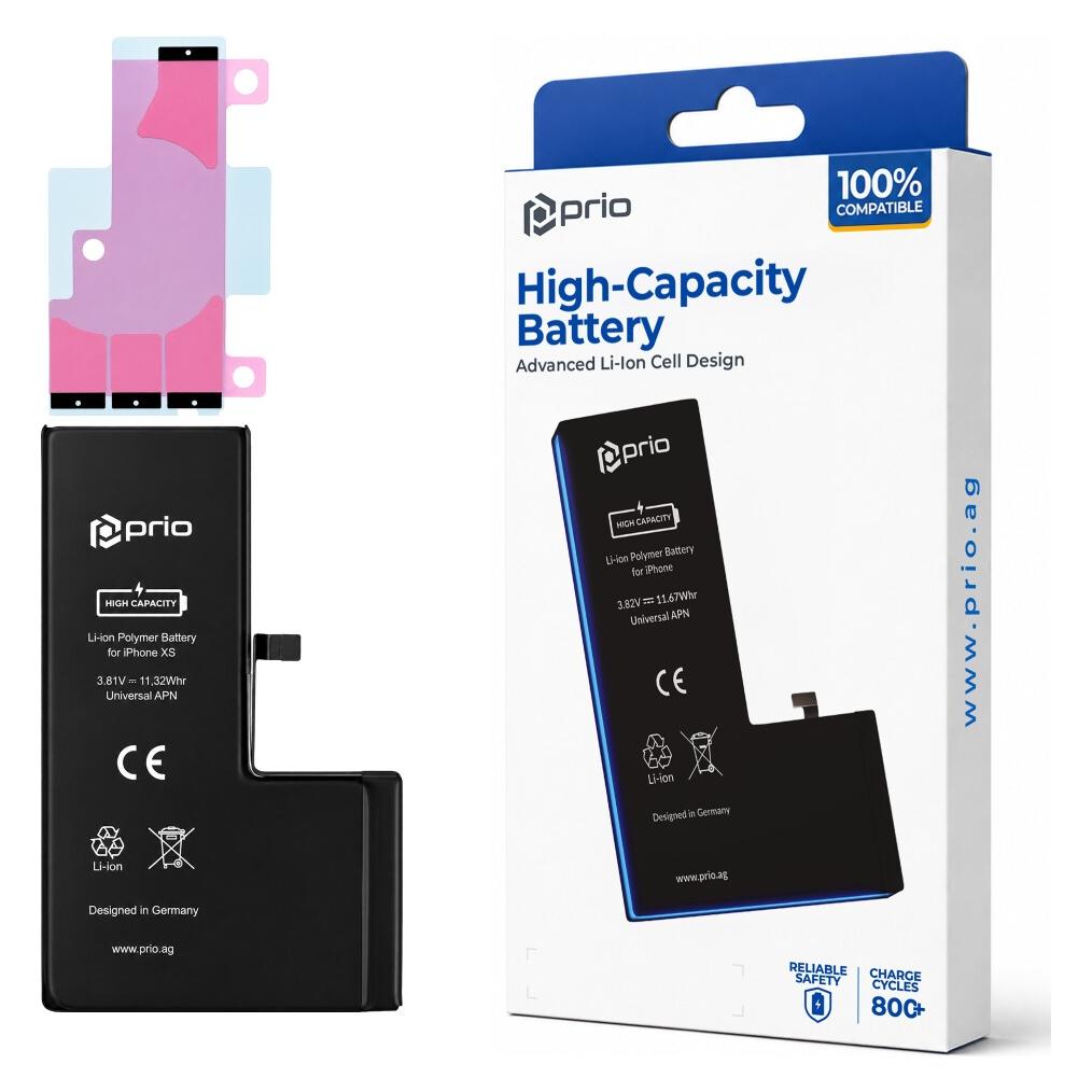 prio Hochleistungsakku für iPhone Xs (2970 mAh) - Universal APN - (PBA-1505)