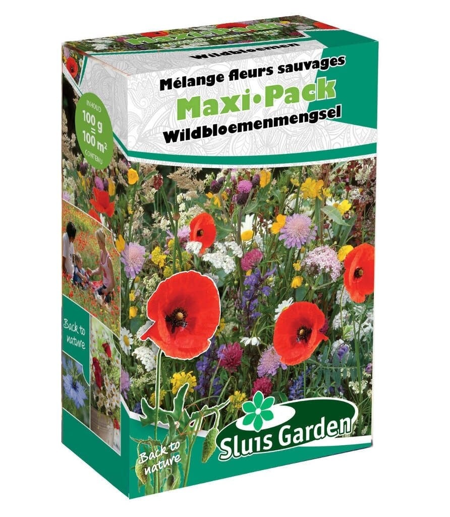 Sluis Garden MaxiPack Wildbloemen met kruiden voor 100 m²