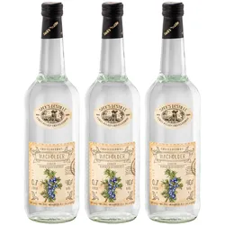 Sack ́s Destille Wacholder 40 % vol 0,7 Liter, 3er Pack