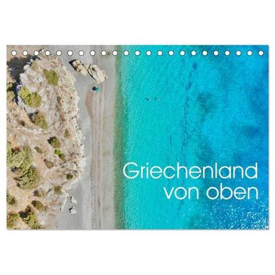 Griechenland von oben (Tischkalender 2027 DIN A5 quer), CALVENDO Monatskalender