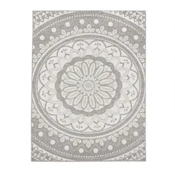 OUTDOORTEPPICH Marokkanisch Grau 240 x 340 cm