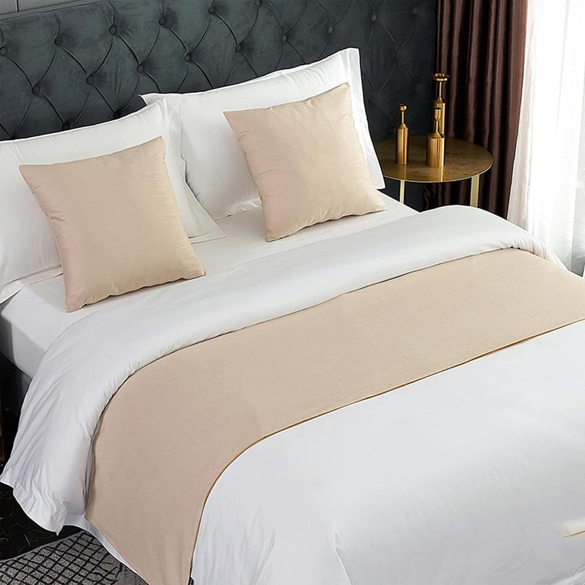 Bed Runner Bed Sjaal voor Slaapkamer Decoratie Stijl 3 - 50 x 180 cm