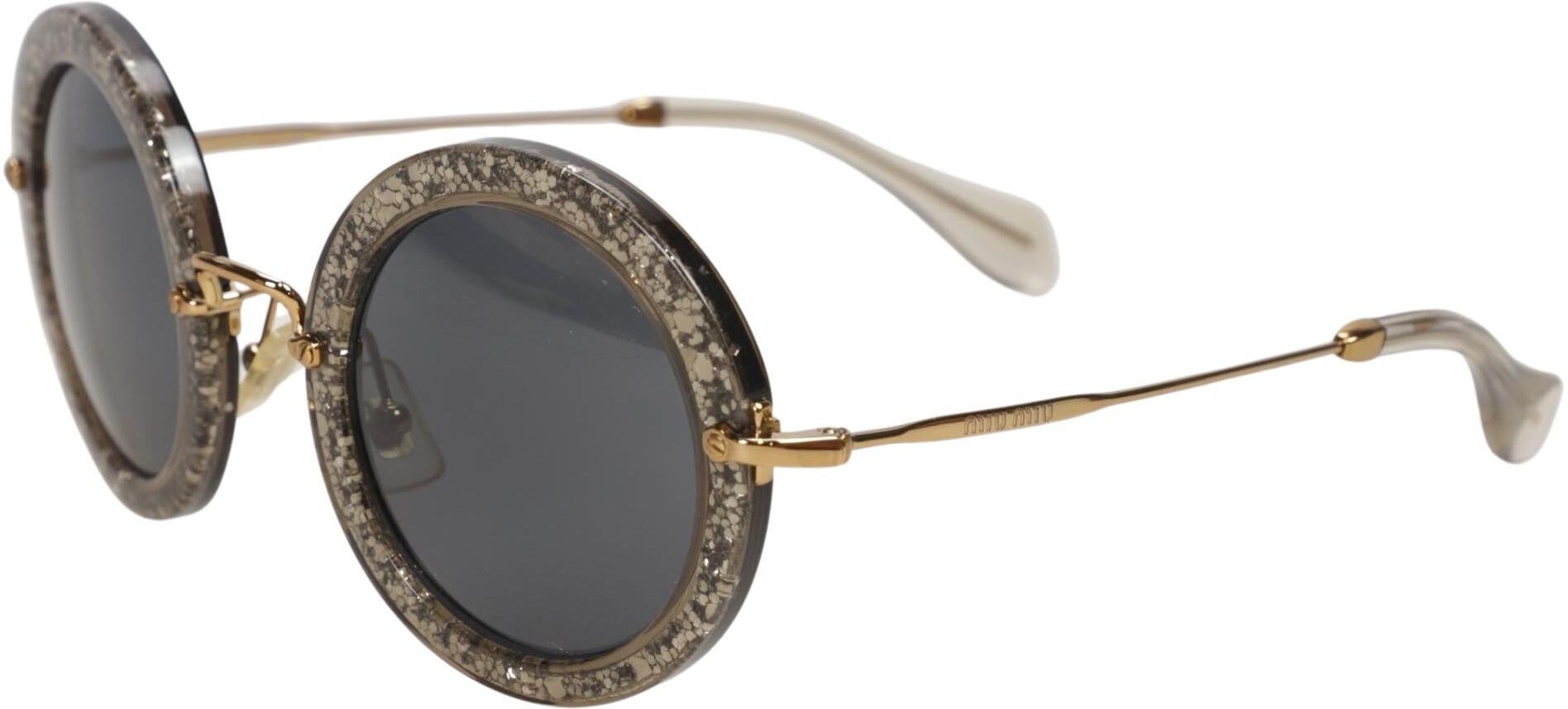 Miu Miu Damen Sonnenbrille, Grau - Second Hand