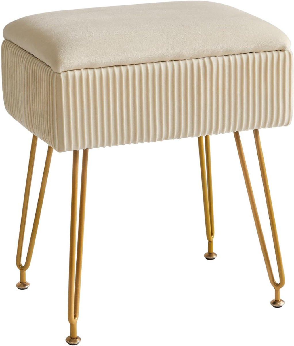 White-Label Make up Stoel Kaptafel Kruk Visagie Wit