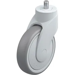 Blickle, Möbelrollen, 743311 LWG-TPA 126KF-GS12 Kunststoff-Lenkrolle Rad-Durchmesser: 125 mm Tragfähig