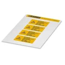 Phoenix Contact 0830461 Warnschild PML-W301 (52X26) PMLW30152X26  - 5 Stück