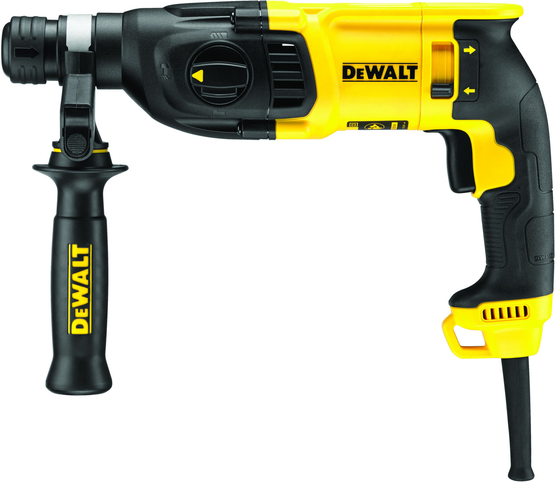 DeWalt D25133K-QS Kombihammer SDS-plus 26 mm 800 Watt für Bohren, Hammerbohren oder Meißeln in Beton oder Mauerwerk)
