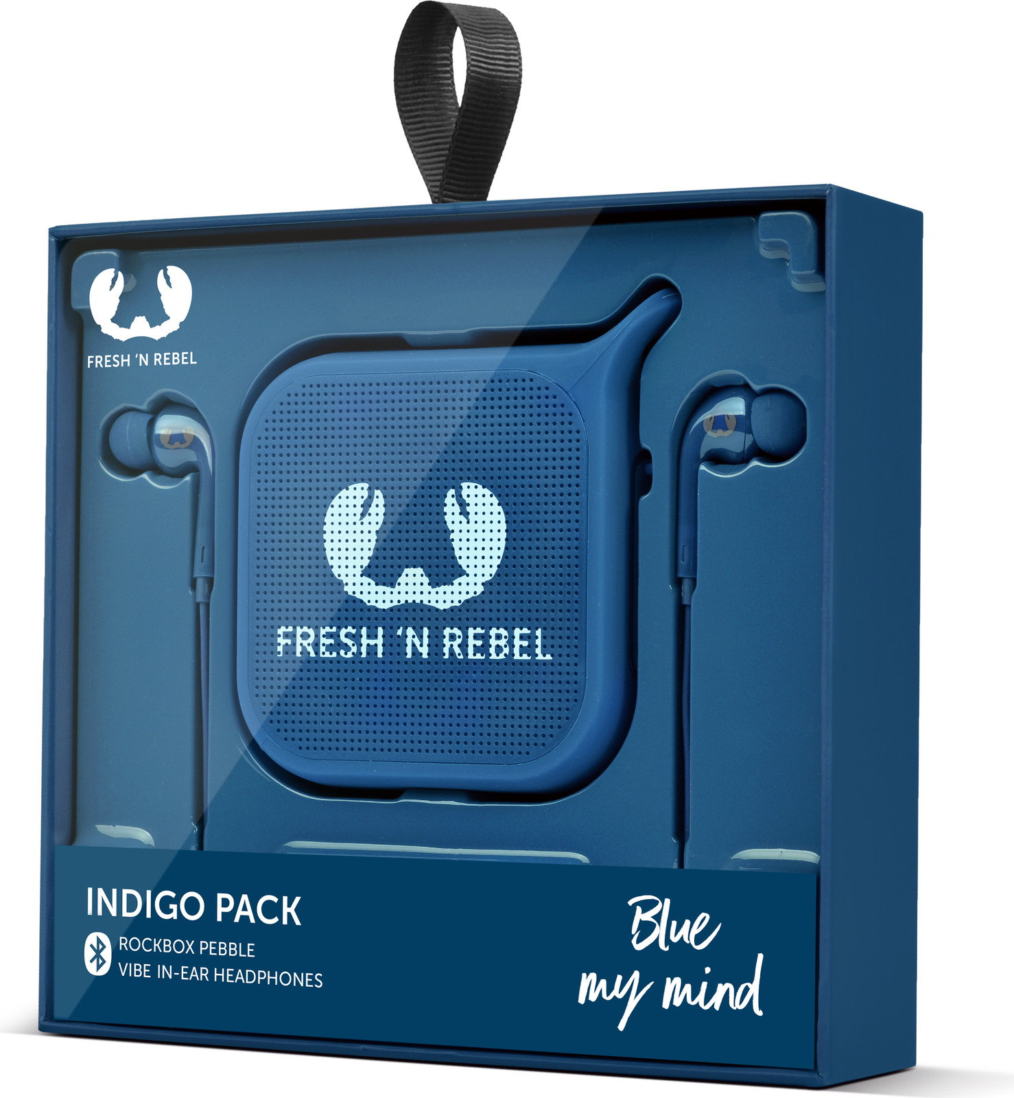 Fresh 'n Rebel Cadeauset Vibe & Pebble, kleur Indigo