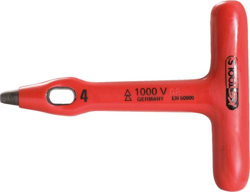 KS Tools Locheisen mit Schutzisolierung, 100mm 117.1649 (Ø x L) 4mm x 100mm