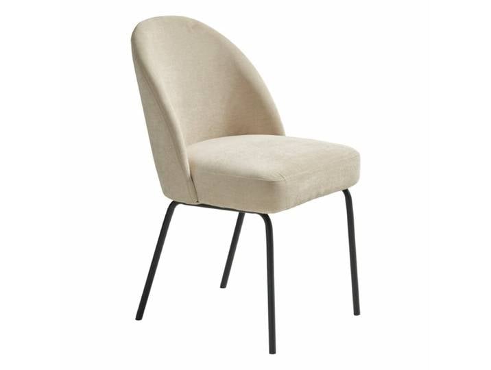 Trendstore Creston Polsterstuhl in Chenille - Chenille sand Modern