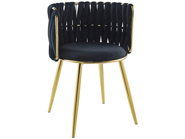 Kayoom Armlehnstuhl-Set, Schwarz, Rundrohr, 57x80x53 cm, Esszimmer, Stühle, Esszimmerstühle, Esszimmerstühle-Set