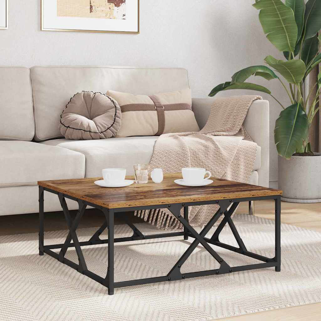 Trent Austin Design Coffee Table Old Wood 30cm. H x 70cm. L x 70cm. W