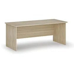 Bürotisch PRIMO WOOD, 180x80 cm, Eiche natur