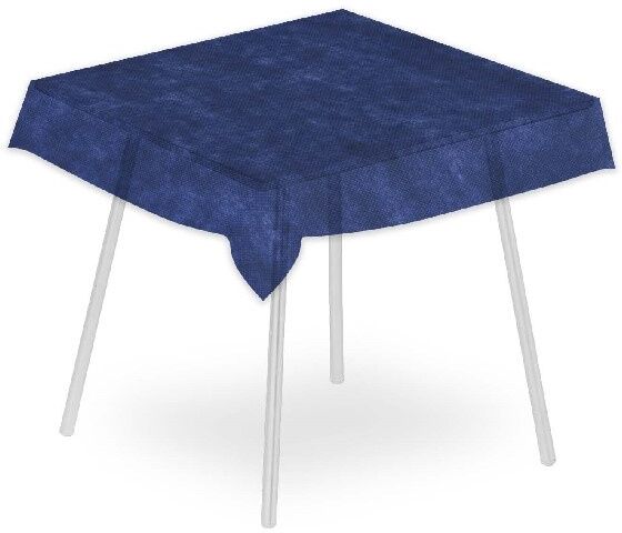 Pack Service Tovaglia Airspun Blue 120x120 cm 100 Pezzi