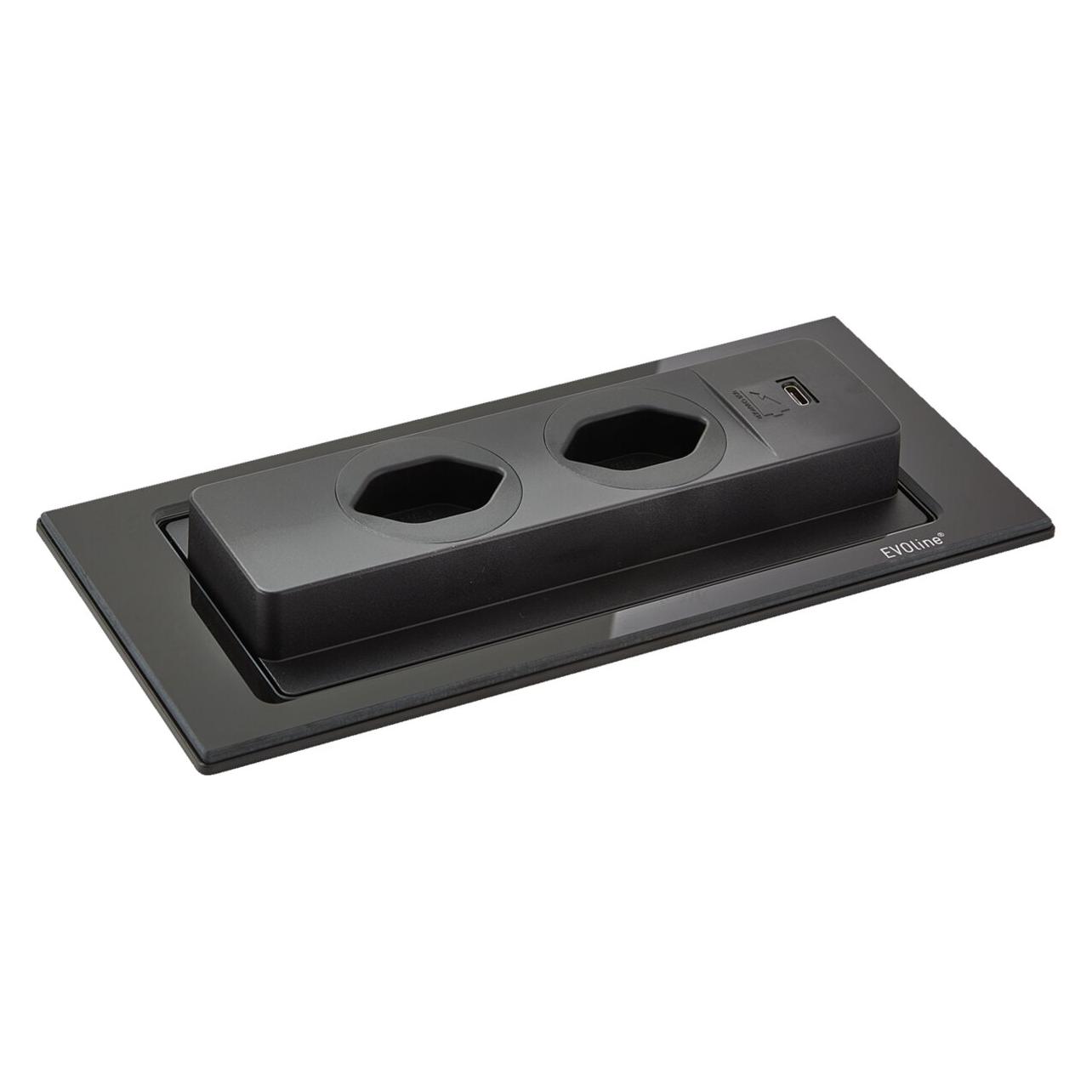 Evoline Einbausteckdose (1739500-9271-0004)