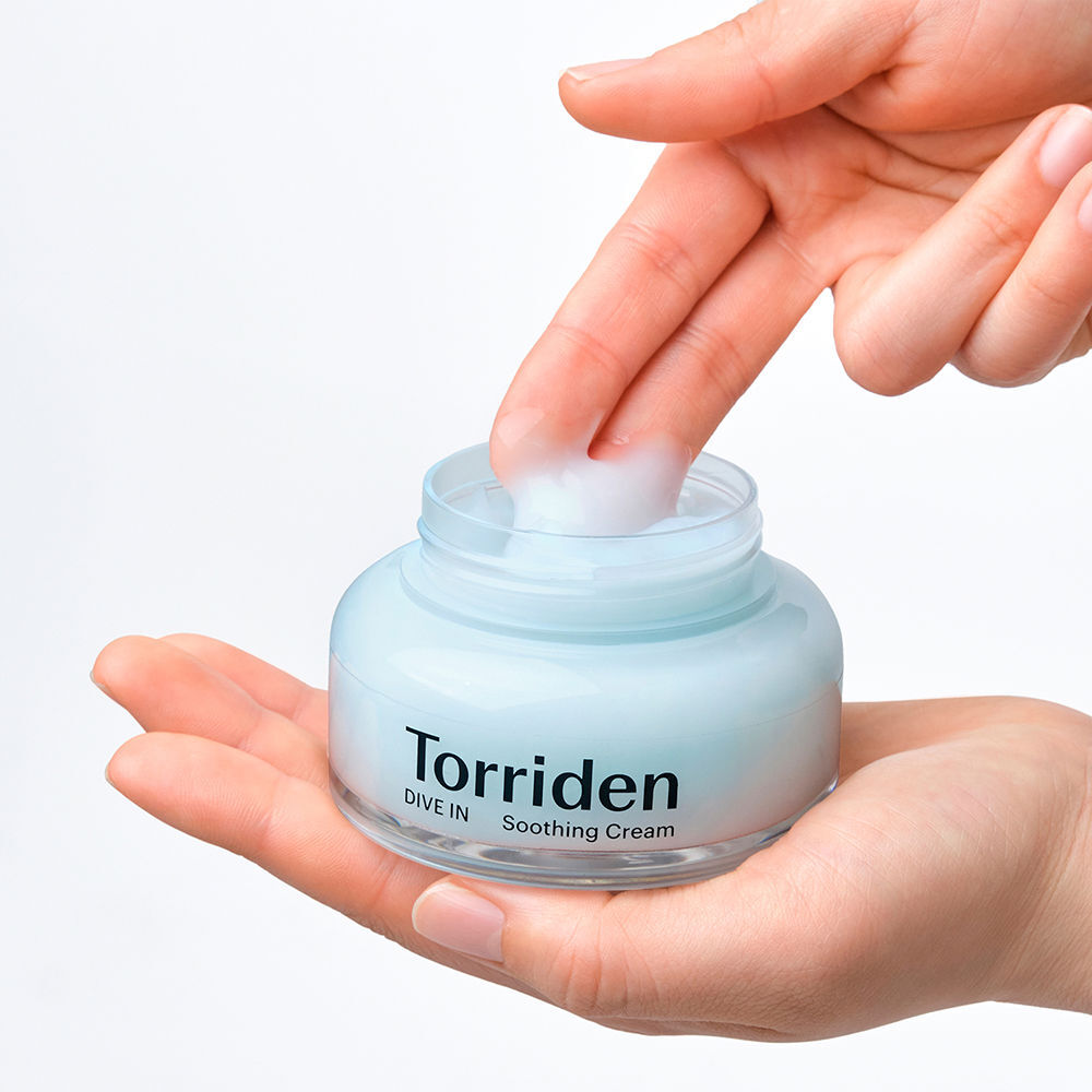 Torriden DIVE-IN crème apaisante à l’acide hyaluronique de bas poids moléculaire