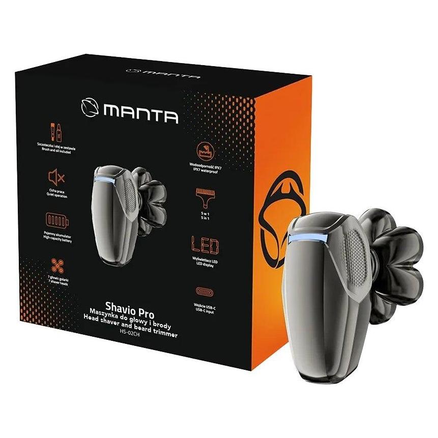 Manta HS-02CH Head shaver and beard trimmer (HS-02CH)