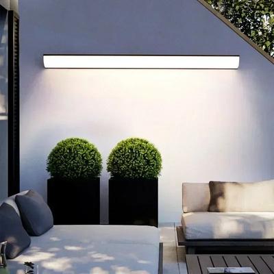 Uplifted Goods Modern LED Ceiling Light With Multiple Size And Sensor Options white 90cm Sensor remote With Dimmable