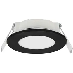 LED Einbauleuchte Deckenlampe Einbauspot Schwarz Dimmbar Farbwahl H 2,9 cm
