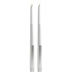 Piffany LED Spitzkerze Soft-fit Cap 2,3x32cm 2er Set