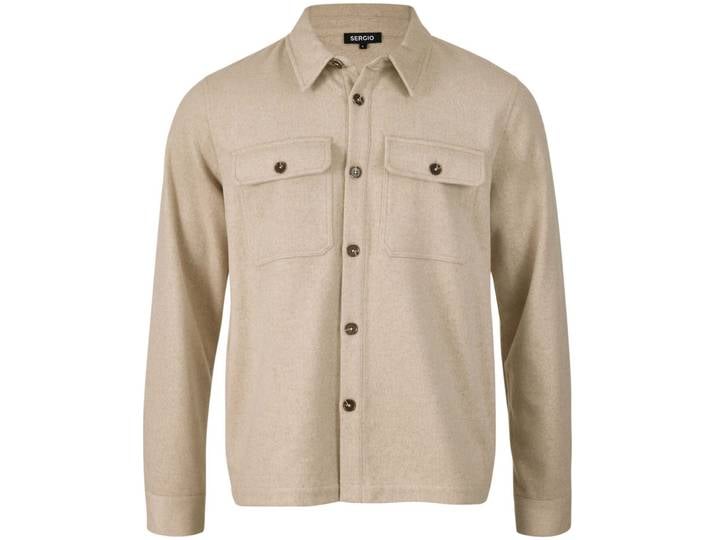 Sergio Overshirt braun S