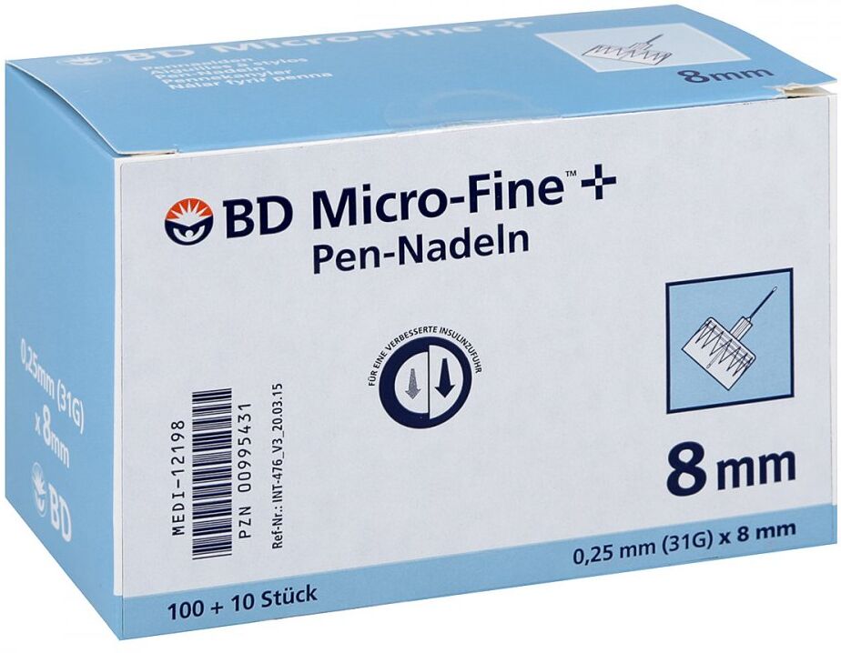 Bd Micro-fine Kanüle 0,25x8 mm 110stk