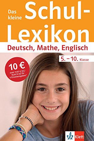 Klett Das kleine Schul-Lexikon Deutsch, Mathe, Englisch 5.-10. Klasse: Typische Fehler in Deutsch, Mathematik und Englisch vermeiden - Preis vom 01.10.2026 17:08:56 h
