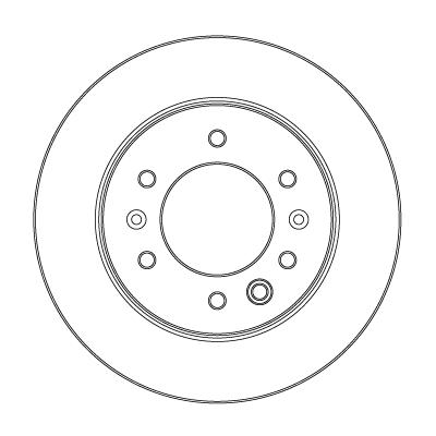 TRW Bremsscheibe df6961s 316mm 16mm für HYUNDAI