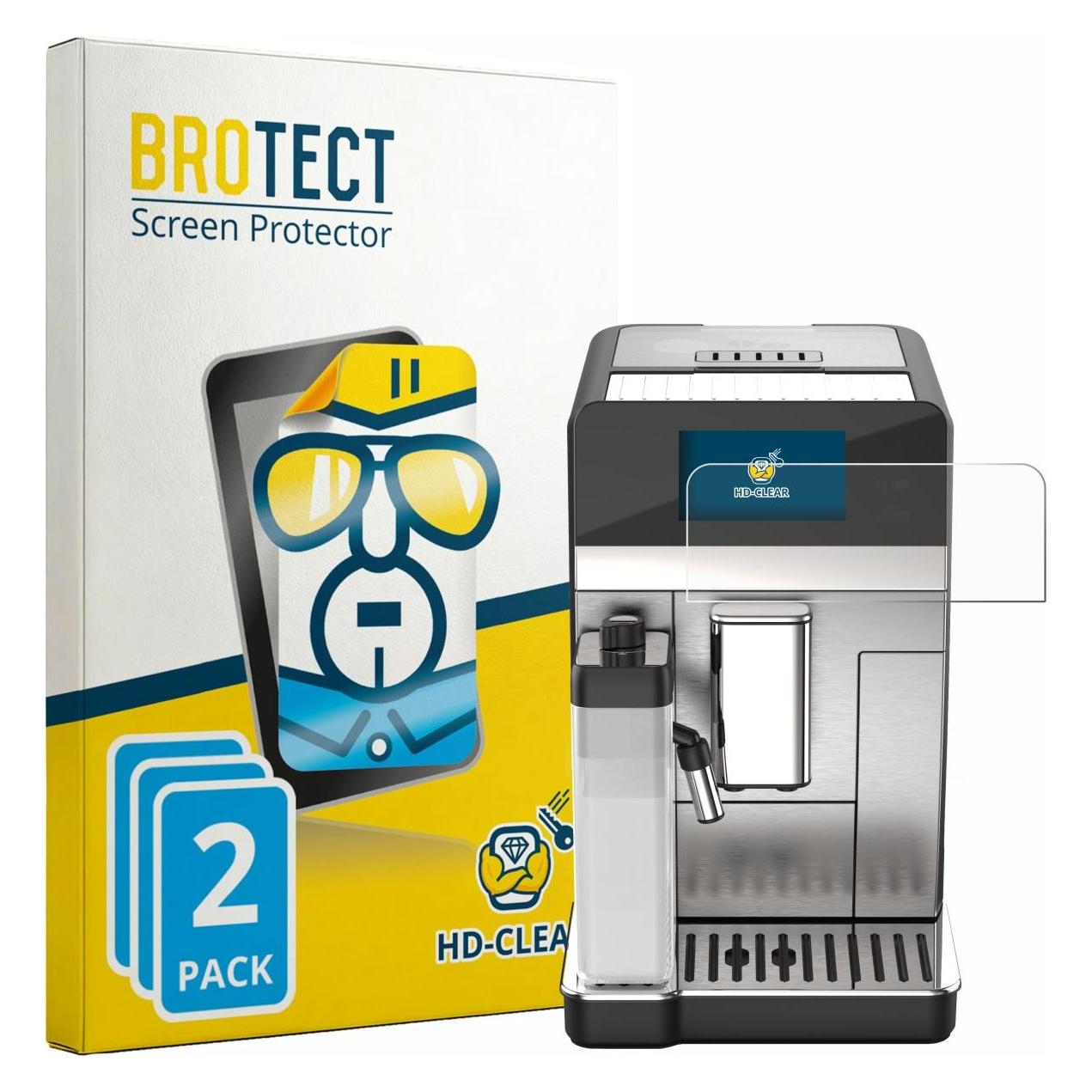 Brotect Schutzfolie für DeLonghi Eletta Ultra 2026 Displayschutz Displayschutzfolie Folie Klar Transparent (1862897)