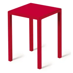 Hocker Quatris 40x40 rot
