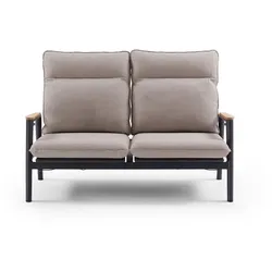 Lounge-Sofa Salines 2-Sitzer Polypropylen Natur / Beige