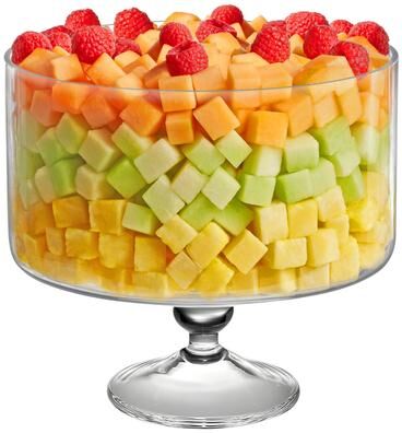 Majestic Gifts Inc. Glass Footed Trifle Bowl