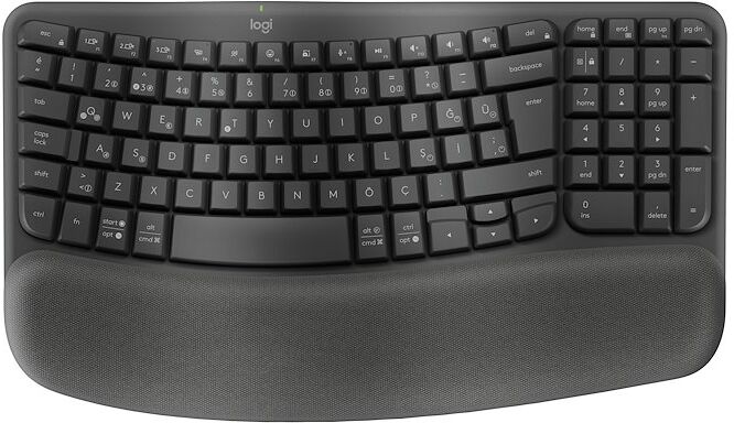 Logitech Tastiera wireless Wave Keys 920-012293 Graphite