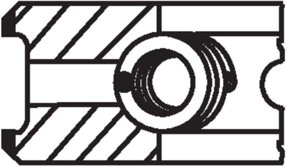 Kolbenringsatz MAHLE 030 77 N1