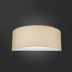 Hufnagel Wandleuchte ALEA, halbrund, Chintz, 2x G9 (exkl.), Chintz champagner HUF-940316-02