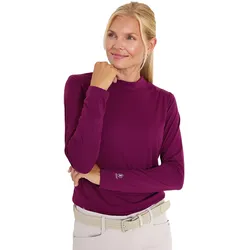 Abacus Layer Aloha UV Turtle Neck, beere