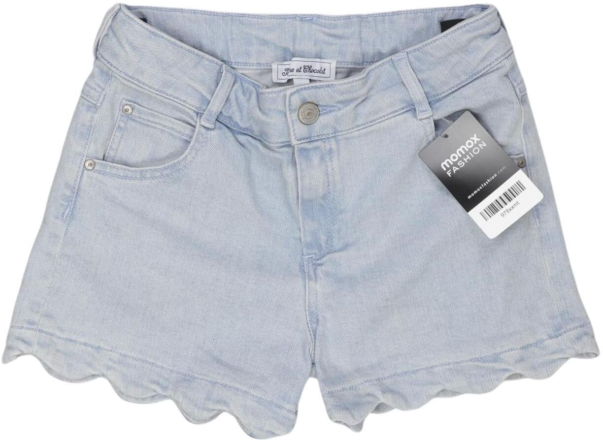 Tartine et Chocolat Mädchen Shorts, Hellblau, Gr. EU 146 (US 12), Baumwolle / Synthetik / Elasthan - Second Hand
