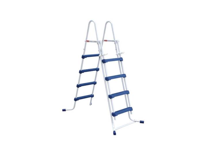 Habitat Garten Treppe Weiß und blau, Metall, 66x159x140 cm, Freizeit & Co, Pools & Wasserspaß, Poolzubehör