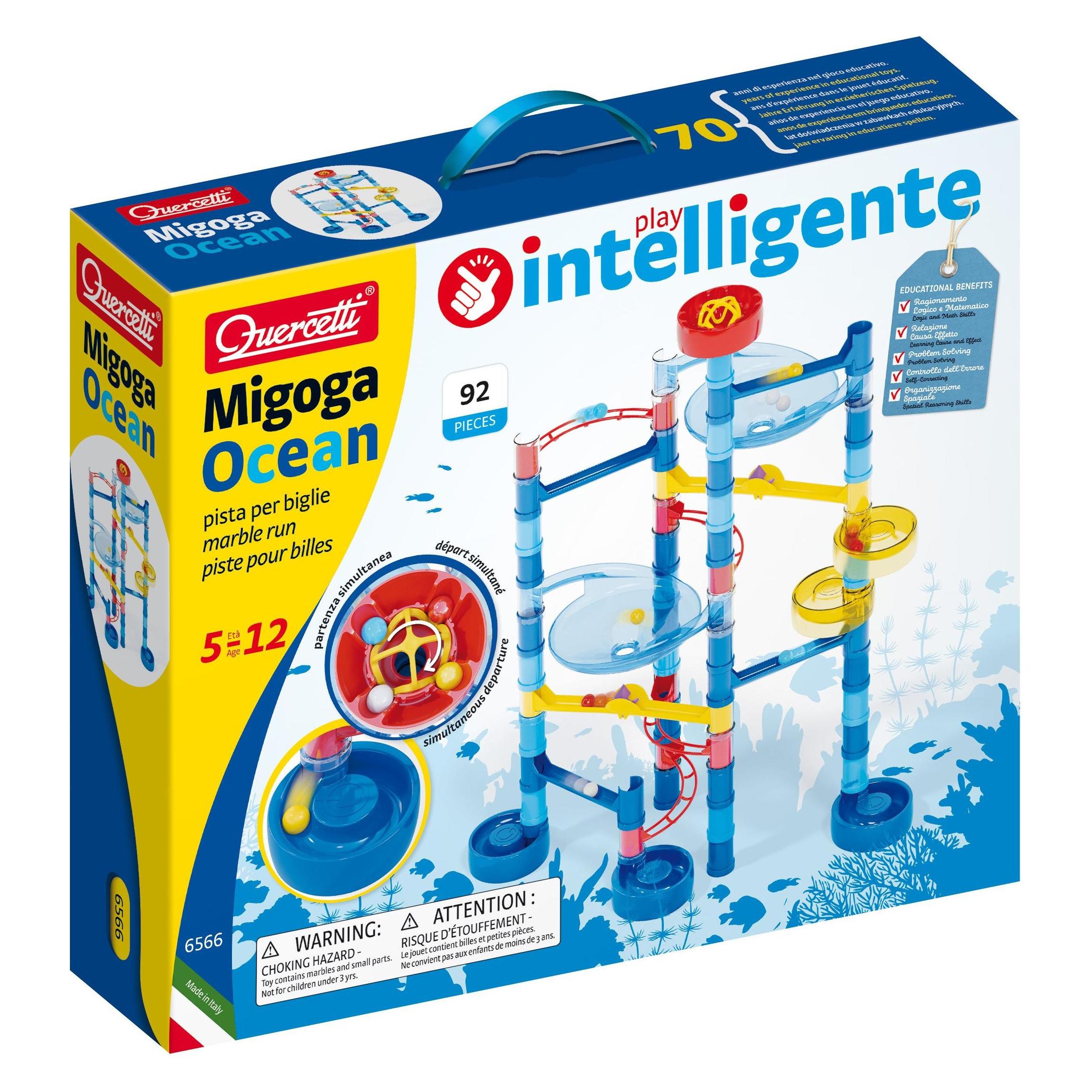 Quercetti Migoga Ocean Spinning Kugelbahn (92 Teile) (43098)
